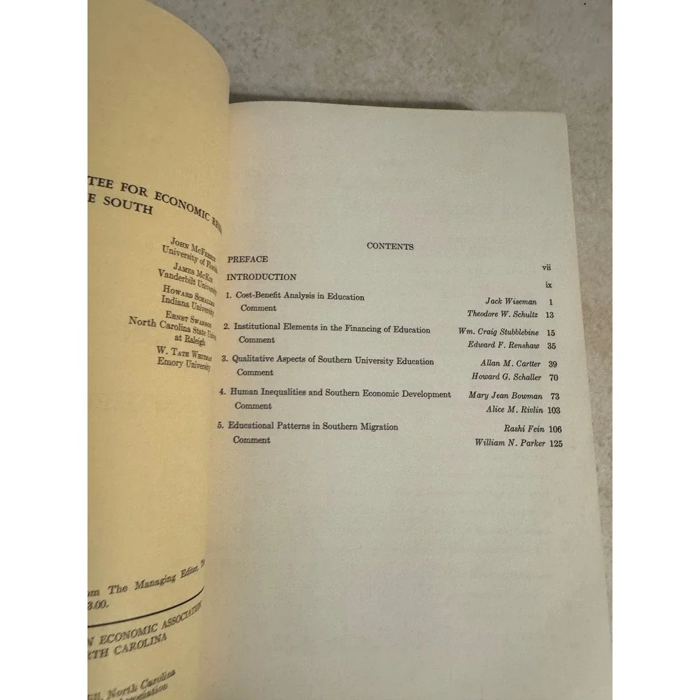 Southern‎ Economic Journal Vol XXXII 1965-1966 Bound Volume Library Edition Red